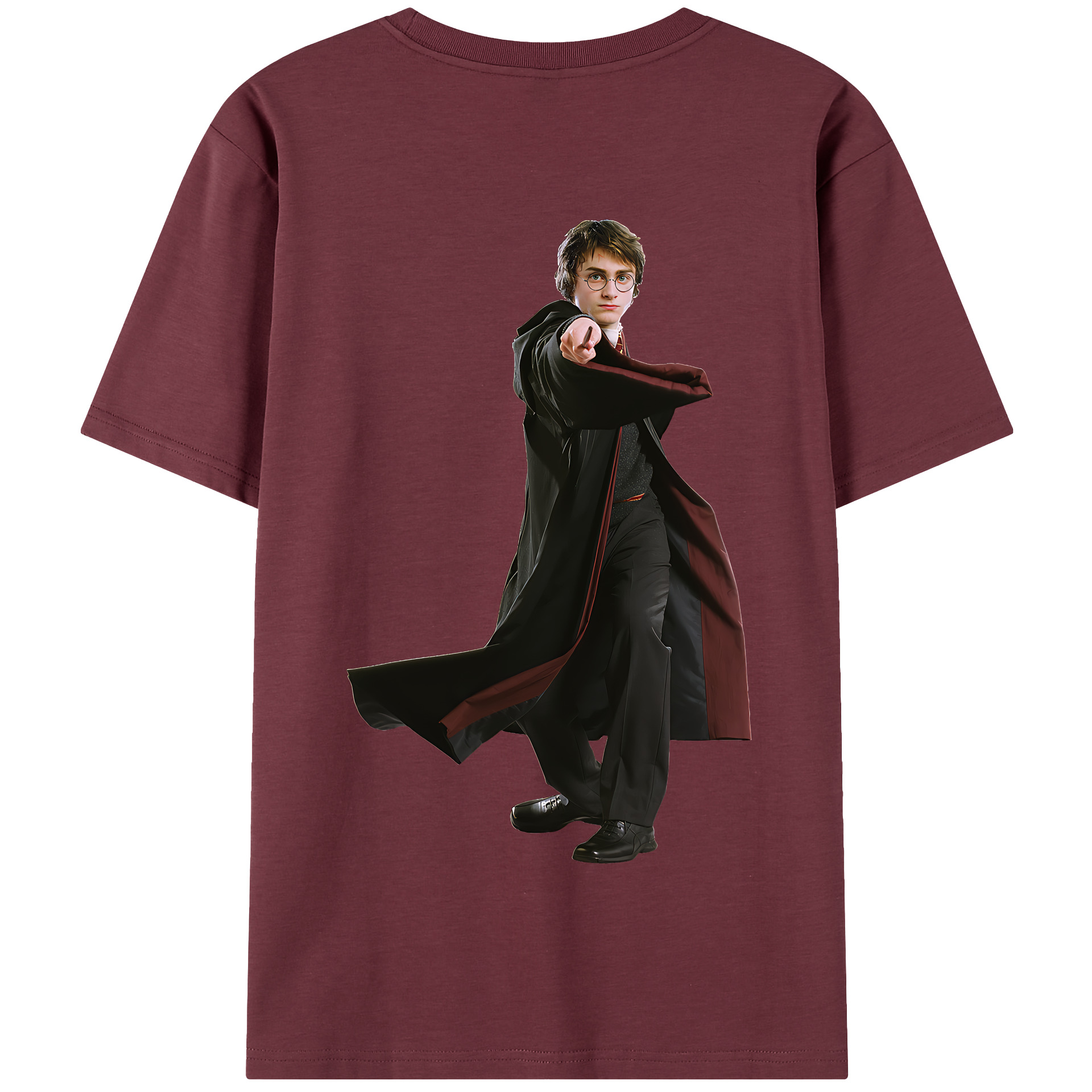 （画像用） Harry Potter ハリー・ポッターシリーズ 綿100％半袖Tシャツ（背面プリント）